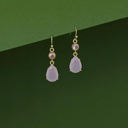 Golden Glossy Stone Drop